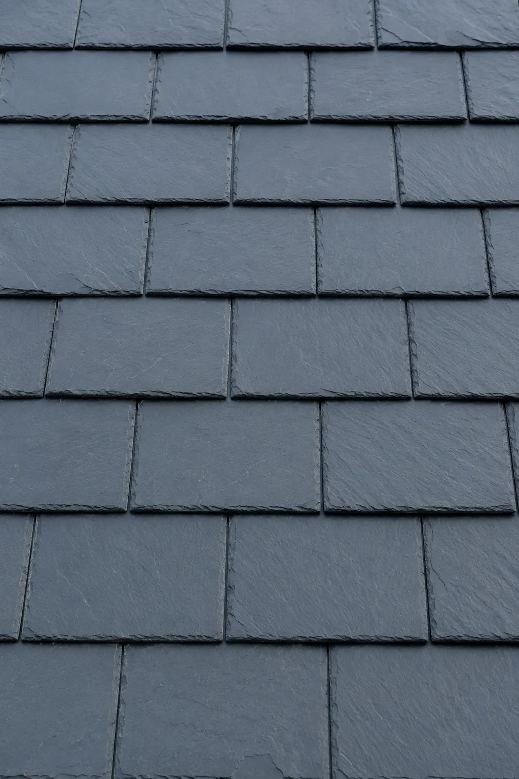 Natural slate laid in neat courses on a Dublin roof